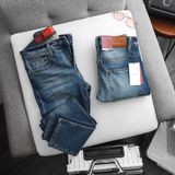  Jeans SANLANO Xanh bụi đậm 0439 