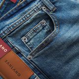  Jeans SANLANO Xanh bụi đậm 0439 