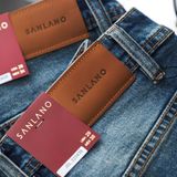  Jeans SANLANO Xanh bụi đậm 0439 