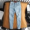 Jeans SANLANO Xanh nhạt rách 2 1170