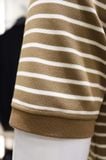  Polo SANLANO Striped Nâu Nhạt 