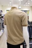  Polo SANLANO Striped Nâu Nhạt 