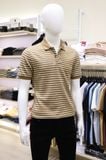  Polo SANLANO Striped Nâu Nhạt 