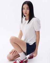 Áo Kiểu Nữ TheBlueTshirt Jennie Shirt - Ivory White
