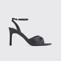 Giày Sandals Nữ THÁI TUẤN Cao Gót Có Quai Màu Đen
