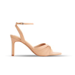 Giày Sandals Nữ THÁI TUẤN Cao Gót Có Quai Màu Kem