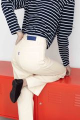 Áo Thun Nữ TheBlueTshirt Sọc New Favorite Tee - Navy Suite Stripe