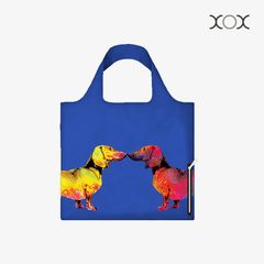 Túi XOX Small Dachshund Couple Blue