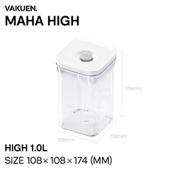 Hộp Đựng Thực Phẩm Hút Chân Không Vakuen High 1.0 liter