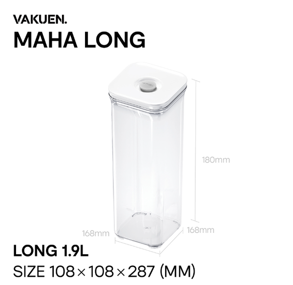 Hộp Đựng Thực Phẩm Hút Chân Không Vakuen Long 1.9 liter