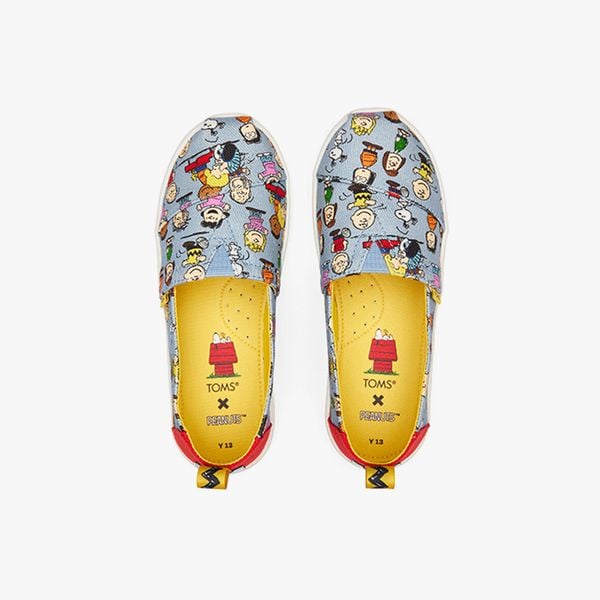 Giày Lười Trẻ Em Unisex TOMS Alpargata x Peanuts Classic - Snoopy/Charlie Brown