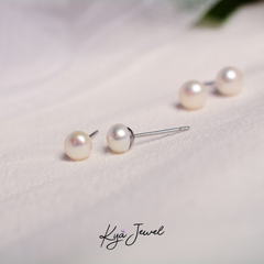 Khuyên Tai Nữ KYA JEWEL Ngọc Trai Basic 7Mm