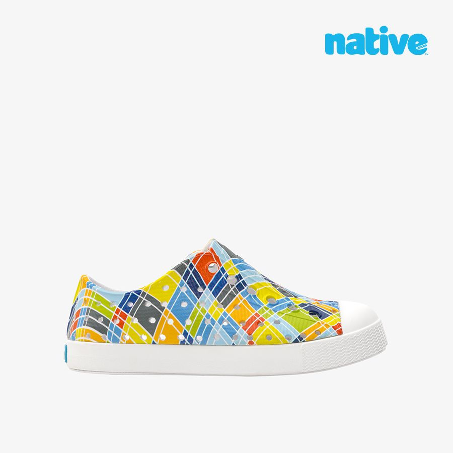 Giày Lười Trẻ Em Unisex NATIVE Jefferson Sugarlite Print Junior