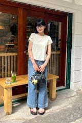 Áo Thun Nữ TheBlueTshirt 1990s Tshirt - Vanilla Cream