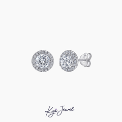 Khuyên tai Nữ KYA JEWEL Halo Circle