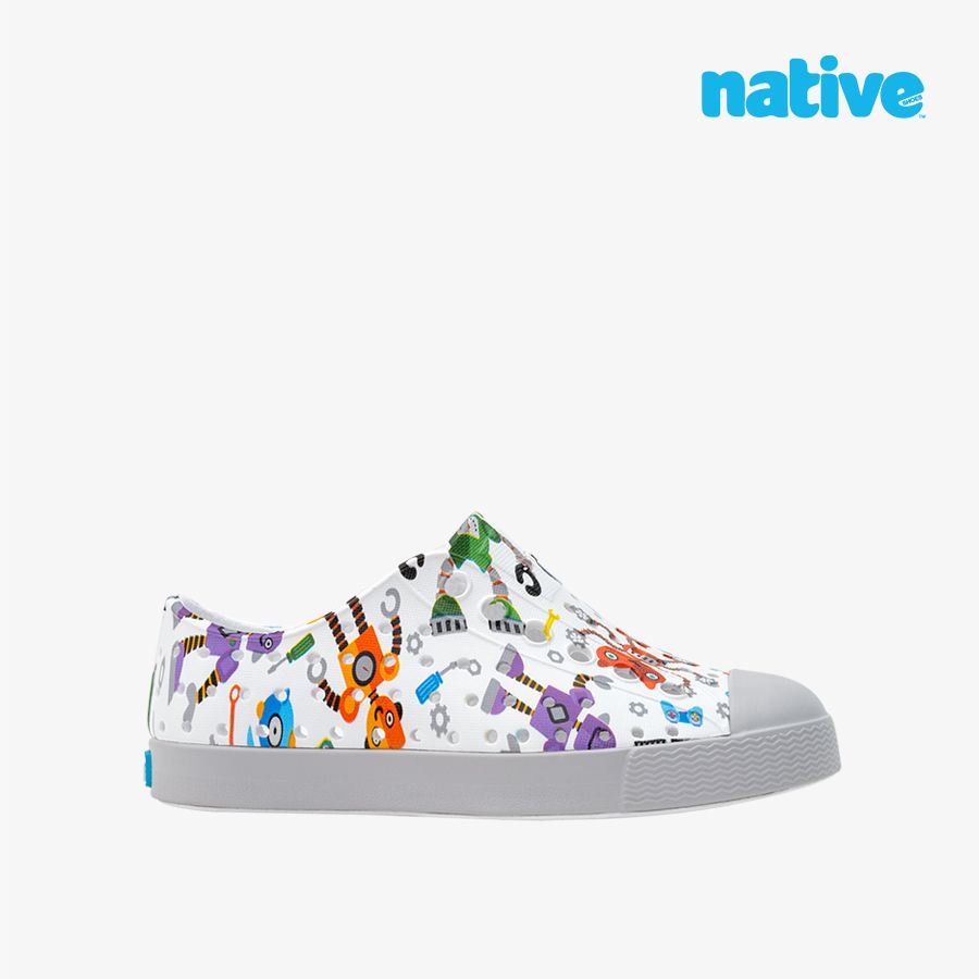 Giày Lười Trẻ Em Unisex NATIVE Jefferson Sugarlite Print Child