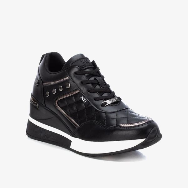 Giày Sneakers Nữ XTI Black Pu Ladies Shoes