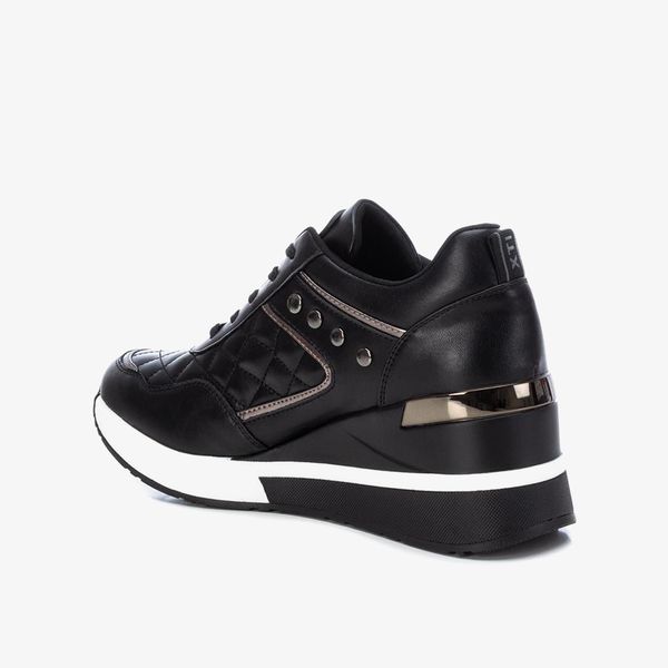 Giày Sneakers Nữ XTI Black Pu Ladies Shoes