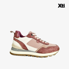 [Trưng bày] Giày Sneakers Nữ XTI Nude Pu Combined Ladies Shoes