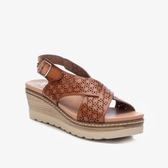 Giày Đế Xuồng Nữ XTI Taupe Pu Ladies Sandals