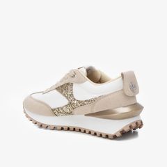 [Trưng bày] Giày Sneakers Nữ XTI Gold Pu Combined Ladies Shoes