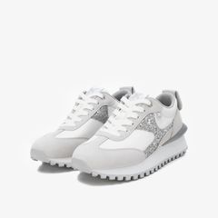 Giày Sneakers Nữ XTI Silver Pu Combined Ladies Shoes