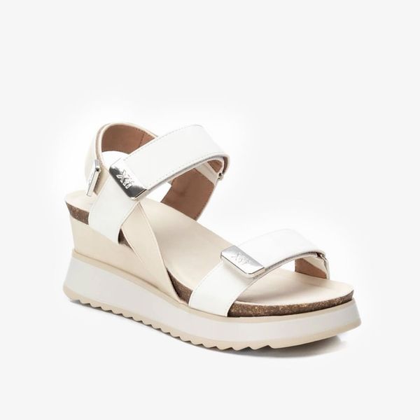 Giày Đế Xuồng Nữ XTI White Pu Ladies Sandals