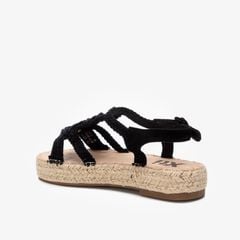 [Trưng bày] Giày Sandals Nữ XTI Black Textile Ladies Sandals