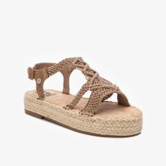 Giày Sandals Nữ XTI Taupe Textile Ladies Sandals