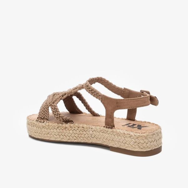 Giày Sandals Nữ XTI Taupe Textile Ladies Sandals