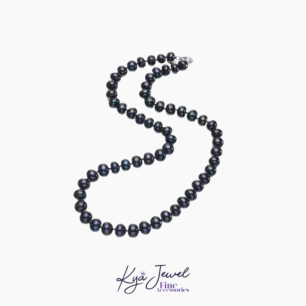 Dây chuyền nữ KYA JEWEL Starless Night Pearl