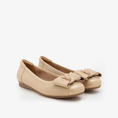 Giày Bệt Nữ PAZZION Jan Buckle Bow Square Toe Flats