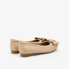 Giày Bệt Nữ PAZZION Jan Buckle Bow Square Toe Flats
