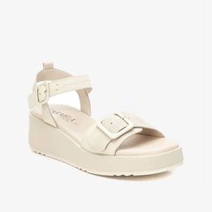 [Trưng bày] Giày Đế Xuồng Nữ CARMELA Ice Leather Ladies Sandals