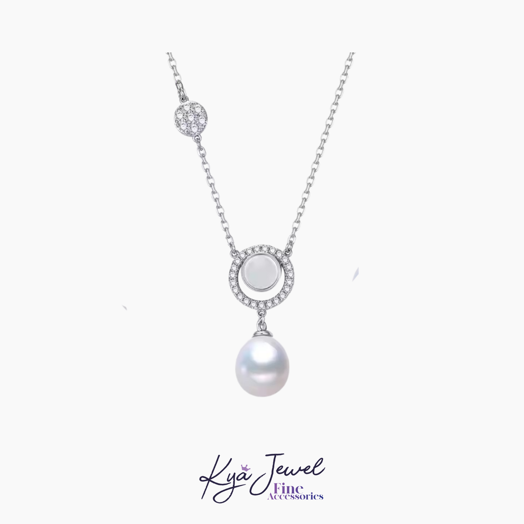 Dây chuyền nữ KYA JEWEL Circle Pearl