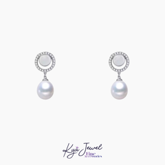 Khuyên tai nữ KYA JEWEL Circle Pearl