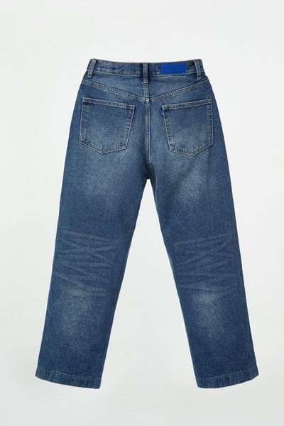Quần Dài Nữ TheBlueTshirt The Original Dad Jeans - Dark Blue Wash
