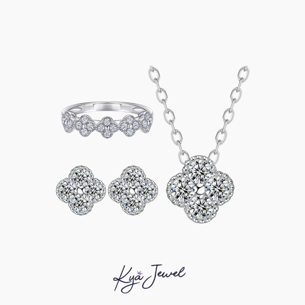 Khuyên tai Nữ KYA JEWEL Sparkling Clover