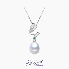 Dây chuyền nữ KYA JEWEL Modern Twist Pearl