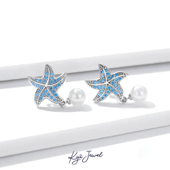 Hoa Tai Nữ KYA JEWEL Ngọc Trai Tự Nhiên Star Cao Cấp