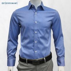 Áo Sơ Mi Nam DETERMINANT Công Sở Cotton Chống Nhăn Tay Dài - 201-03-Essential