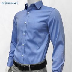 Áo Sơ Mi Nam DETERMINANT Công Sở Cotton Chống Nhăn Tay Dài - 201-03-Essential