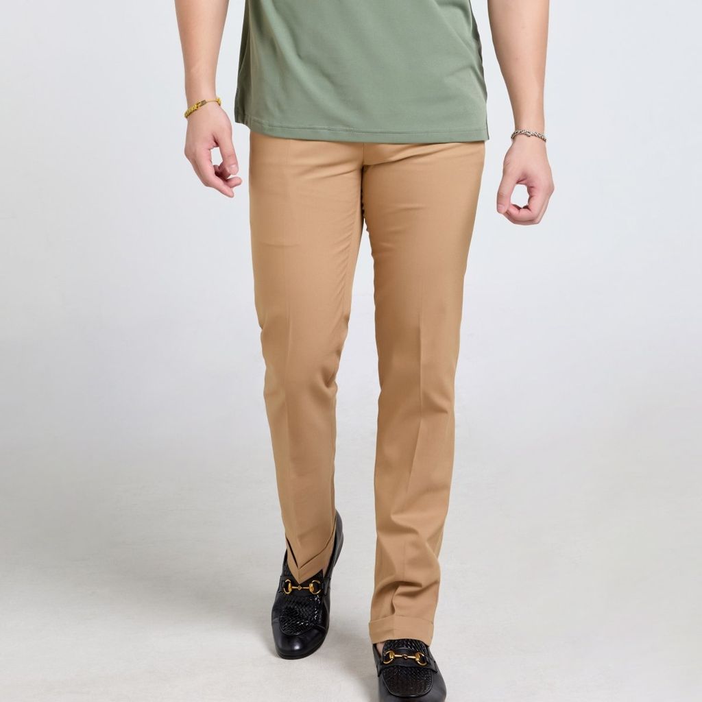 Quần Dài Nam F2 Linen  Vàng Nâu Tender Drit