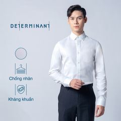 Áo Sơ Mi Nam DETERMINANT Công Sở Cotton Chống Nhăn, Có Túi Tay Dài - 203-01-Essential
