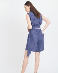 Quần Short Linen Xanh Tím Brighter Day