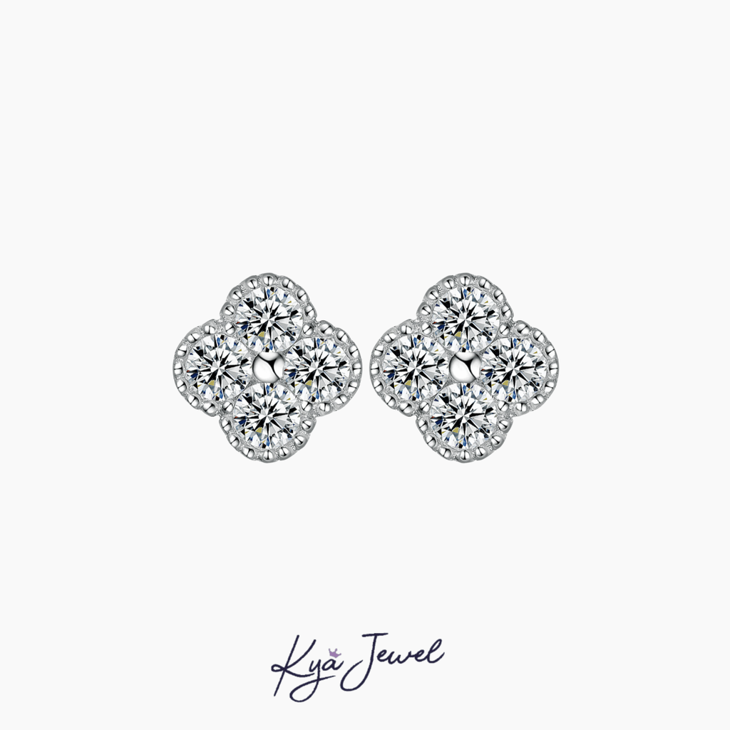 Khuyên tai Nữ KYA JEWEL Sparkling Clover