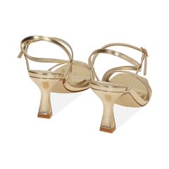 Giày Cao Gót Laminated Heeled Sandals Primadonna Collection