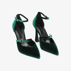 Giày Nữ Primadonna Collection Women Shoes Open Shank Velvet Verd