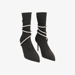 Giày Boots Nữ Primadonna Collection Women Shoes Demi-Boot Lycra Nero