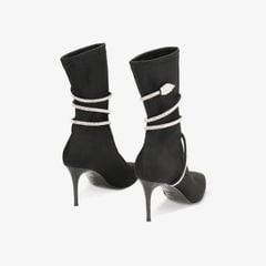 Giày Boots Nữ Primadonna Collection Women Shoes Demi-Boot Lycra Nero